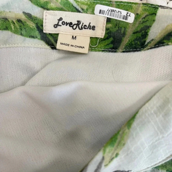 Love Riche Sheer Tropical‎ Palm Mini Maxi Skirt Size Medium - Picture 12 of 14